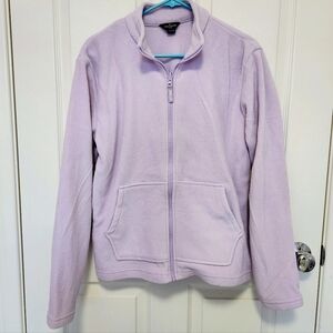 Eddie Bauer Girls Lavender Fleece Jacket